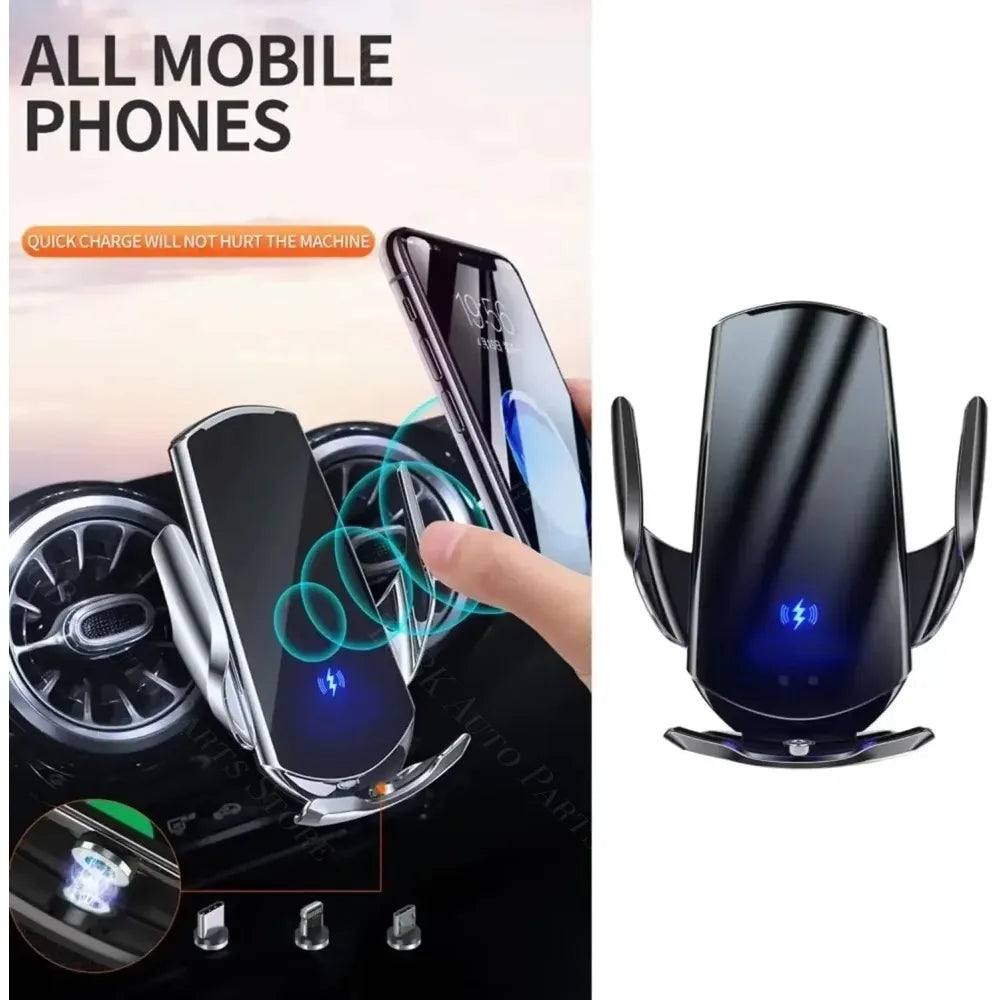 For BMW X5 G05 2023 2024 Car Phone Holder Strong Special Fixed Bracket Base 15W Wireless Charging Cars Accessories CM World