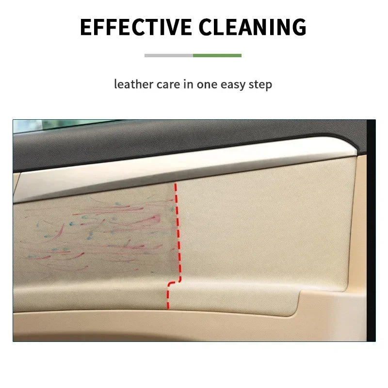 Car Interior Cleaner Agent Ceiling Cleaner Leather Flannel Woven Fabric Water Free Multipurpose Auto Dash Cleaning Tool 120ML