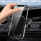 2PCS Car Phone Holder Mount Auto Locking Universal Phone Holder with Hook Clip for Car Air Vent for iPhone Samsung CM World