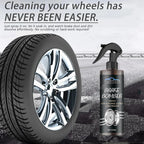 Car Wheel Cleaner Alloy Rim Cleaner Spray Remove Brake Dust Rust & Stains No Scratch Formula Polish Protect for All Wheels 120ml CM World