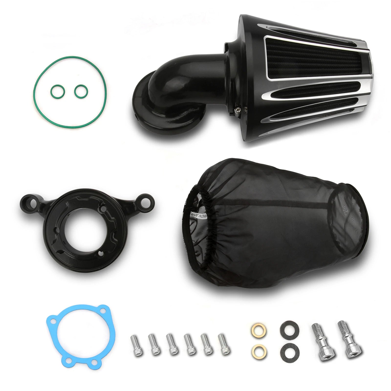 Sucker Cone Air cleaner intake filters breather stage 1 for harley Big Twin Softail Dyna Fat Boy Bob Night Train 99-15 touring CM World