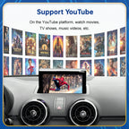 Road Top Wireless Android Auto For Audi Car A1 AT Q3 3G MMI RMC 2013-2018 Carplay Interface Mirror Link Air Play CM World