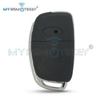 REMTEKEY FCC ID RKE-4F08 Flip remote key shell for Hyundai i20 i30 3 button CM World