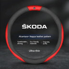 Suitable for Skoda car breathable steering wheel cover Citigo Fabia Kamiq Kodiaq VIRS Superb steering wheel cover accessories