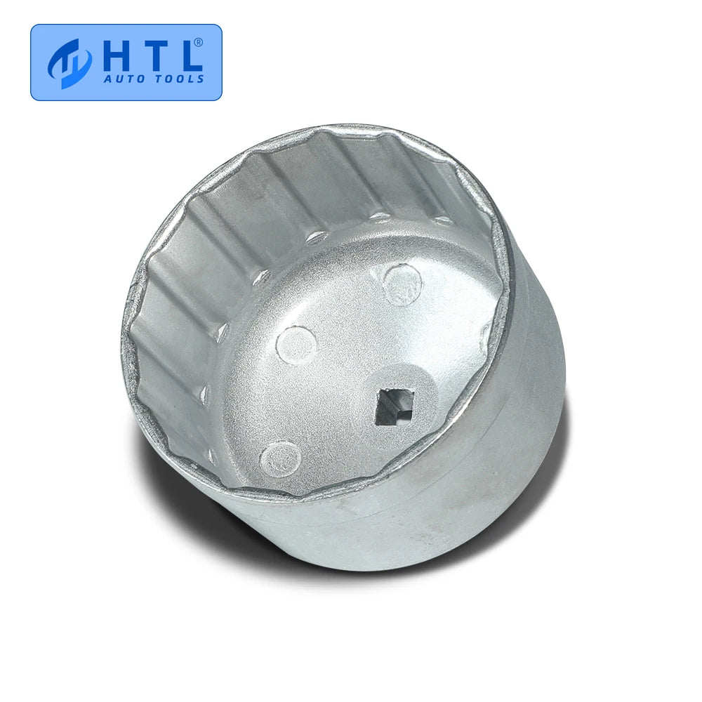 Oil Filter Wrench Cartridge Style 86mm 16 Flutes Filter Housing Caps Oil Filter Remover Tools Silver for BMW Volvo Car Mobile World