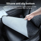 YZ For Tesla Model YL Linen Ice Silk Seat Cushion Backrest Pad Summer Cool Breathable Car Seat Protector Cover 2026 Accessories Car Mobile World