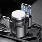 Car Cup Holder Expander Cupholder Adapter Multipurpose Auto Interior Expandable Organizer Storage Accessories With Phone Holder CM World