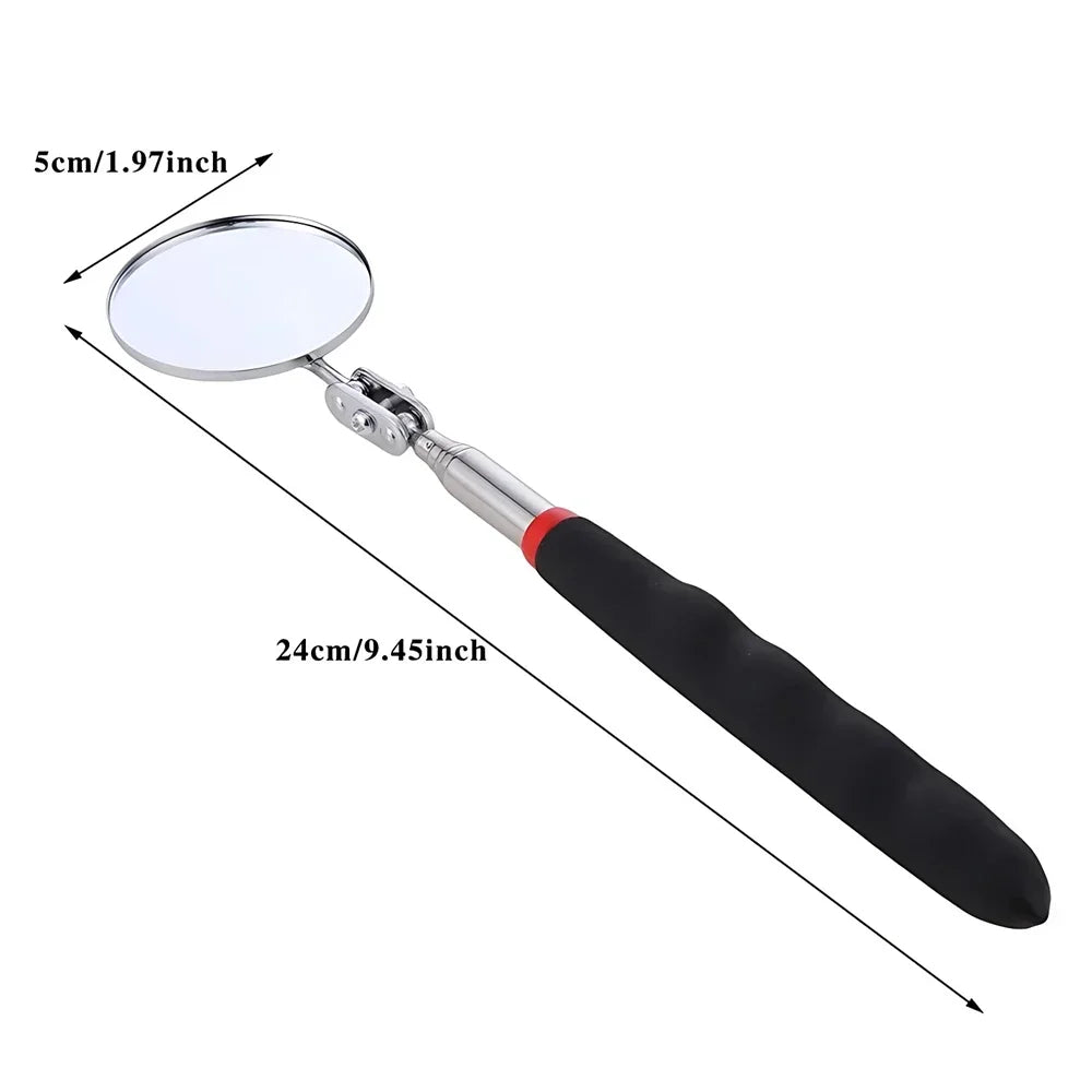 Engine Chassis Inspection Auto Repair Detector Mirror of Multi-directional Folding Telescopic LED Light Reflector CM World