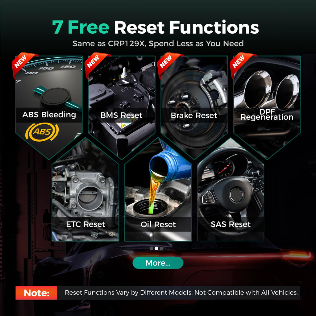 Launch CRP123X V3.0 Car Scanner OBDII Scanner Auto Diagnostic Tools OBD2 Scan Tools Car System Diagnosis Reset Services Car Mobile World
