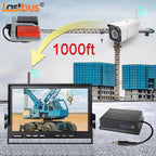 Lastbus Tower Crane 10.1" IPS Screen DVR Monitor Split 2 Screen  Wireless Camera 30x Optical Zoom For Tower Crane Lift Excavator Car Mobile World