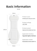 For Tesla Air Conditioning Seats Universal Car Seat Ventilation Cover Car Blowing Summer Cool Car Seat Cushion Auto Covers Car Mobile World