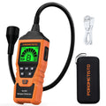 POROMETISTO HLD01 Halogen Gas Leak Detector Level/Audio/Visual Alarms LED Light R134a R22 R12 High Sensitivity Gas Sensor Test CM World
