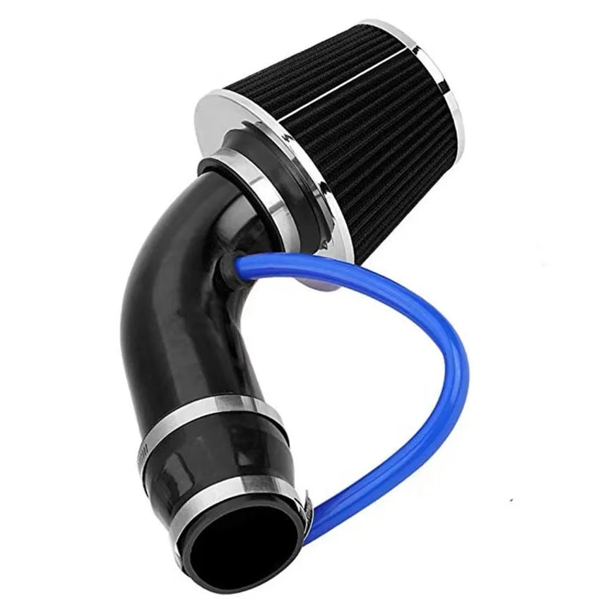 Cross-border Car Cold Air Intake Kit Modified Aluminum Pipe Set Universal 76mm/3inch Mushroom Head