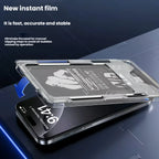 3PCS For iPhone 17/16/15 Pro Gorilla Dust-Free Case Full-Screen Tempered Glass Screen Protector Anti-Shatter & Dust-Pro