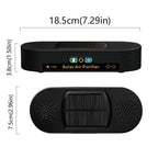 Solar USB Car Air Purifier Car Air Purifier Negative Oxygen Ions Fresher Portable For Car CM World