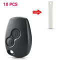 KEYYOU 10PCS New Car Remote Control Key Shell 2/3 Buttons Case For Renault Duster Modus Clio 3 Twingo Dacia Logan Sandero Kangoo CM World