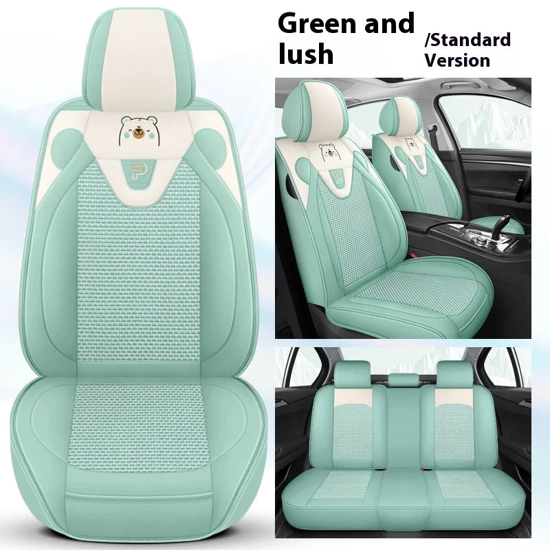 Five-seat car seat covers, cartoon series, trendy seat covers, universal seat covers, suitable for most vehicles CM World