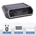 Solar Powered Car Mounted Air Purifier For Car Use Odor Removal Parking License Plate Ozone Generator For Disinfection Car Mobile World