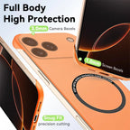 Magnetic Slim for iPhone 17 Pro Max Air Frameless Phone Cases Matte Anti-Scratch Hard PC Cover iPhoneAir 17Pro Shockproof Armor Car Mobile World