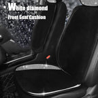 Universal Crystal Rhinestone White Diamond Car Interior Seat Covers Cushion Decoration For Women Ladies Gifts Auto Accessories CM World