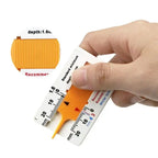 Car Inspection Tools Car Tester Tire Depth Ruler Tire Thickness Gauge For Cars Tyre Ruler Tread Depth Accurate Measurement Tools CM World
