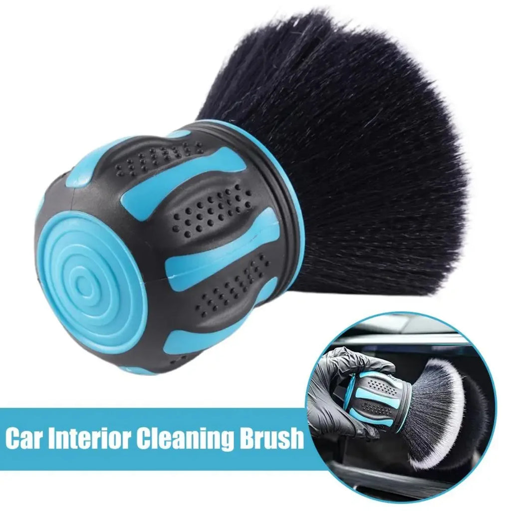 With Storage Rack Covers Car Detail Brush Soft Bristles Uses For Auto Interior Dust Cleaner Detailing Tool Cleaning