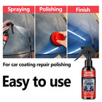 Graphene Nano Ceramic Car Coating Kit - Universal Professional Car Beauty, High Gloss Car Paint Protection, Long-Lasting Gloss CM World