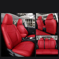 Custom Fit Car Seat Covers Accessories 5 Seat Full Set Middle Perforated Genuine Leather for Toyota RAV4 Corolla CHR Prius Camry CM World