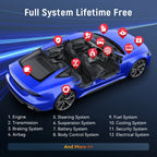Lifetime Free Update THINKCAR BD6 obd2 Scanner Bluetooth,  All System Diagnostic Tool 5  Reset for 120 Car Brands iOS & Android Car Mobile World