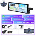 Develuck 11.26" ADAS Car DVR 4K Dash cam 350° Rotatable 2160P Front Camera Carplay Android Auto Registrar With Rotating Bracket