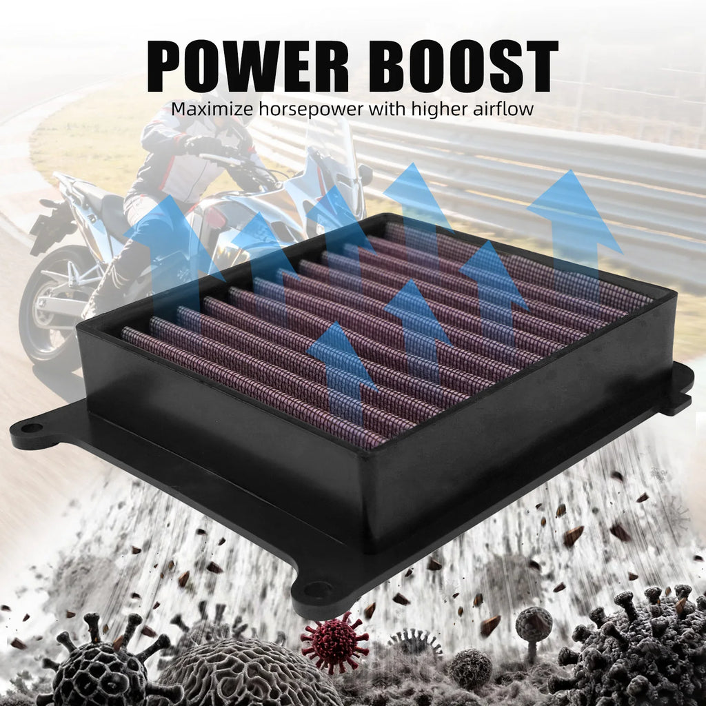 NICECNC For Honda CRF1100L Africa Twin 2020-2025 High Flow Air Filter Africa Twin CRF1100L Africa Twin 2024 2023 2022 2021 2020 CM World