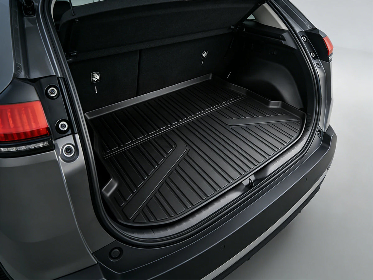 4-Pcs TPE Car Floor Mats Custom Fit For Toyota RAV4 Petrol Version 2019-2025 All Weather Waterproof Anti-Slip Easy Clean Floor Liners
