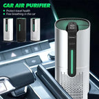 Desktop Portable USB Mini Negative Ion Generator Filter Anion Fresh Ionizer Vehicle Purifier Car Air Cleaner Car Mobile World