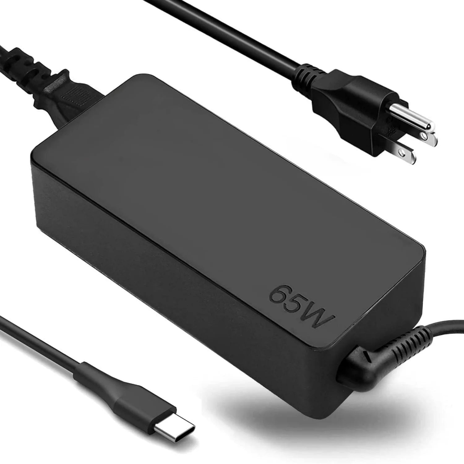 BINGO 65W USB C Laptop Charger Power Adapter for Lenovo ThinkPad,Hp,Chromebook,Yoga,Dell,ASUS,Acer Type C Fast Power Adapter Car Mobile World