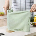 1Roll/20PCS Ultra-fine Fiber Cleaning Cloth, Reusable Disposable Towels for Household Kitchens,Roll Shaped Tear Off Wiping Wipes