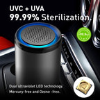 2026 Newest Car Purifier Baby Room Car Available UVC Air Purifier Car Mobile World