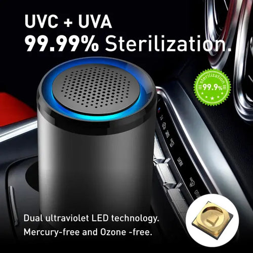 2026 Newest Car Purifier Baby Room Car Available UVC Air Purifier Car Mobile World