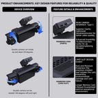 4 Channel GPS WIFI Car Dash Cam 360 Panoramic 8 IR Night Vision Lights 24H Parking Front 4K Inside/Rear/Left 1K Video Recorder