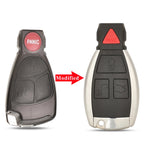 jingyuqin 2/3/4 Buttons Car Key Shell For Mercedes Benz B C E ML S CLK CL Modified Replacement Smart Auto Key Case Upgrade CM World