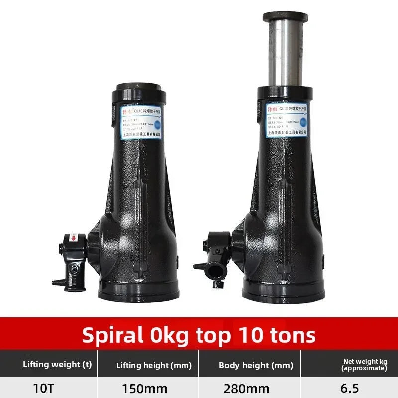 Stable 2025 Screw Jack Manual Vertical Hydraulic Crane Jack 2-5 Tons Car Truck