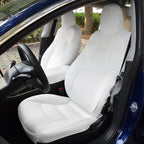 For Tesla Model 3 2017 2018 2019 2020 2021 2022 2023 Full Set Custom Vegan Nappa Leather Car Seat Covers Protector Accessories CM World