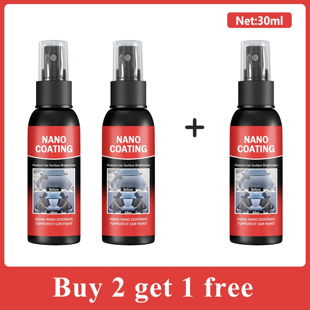 Graphene Nano Ceramic Car Coating Kit - Universal Professional Car Beauty, High Gloss Car Paint Protection, Long-Lasting Gloss CM World