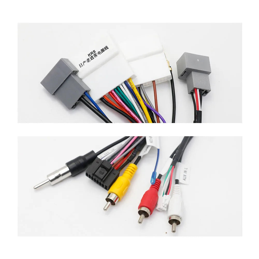 For 2009 Car Android Multimedia Cable Adapter For Nissan Qashqai J10