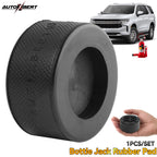Rubber Bottle Jack Pad Support Point Adapter Jacking Car Removal Repair Tool For 10 Ton Bottle Jacks Auto Accessories 60 x 30mm CM World