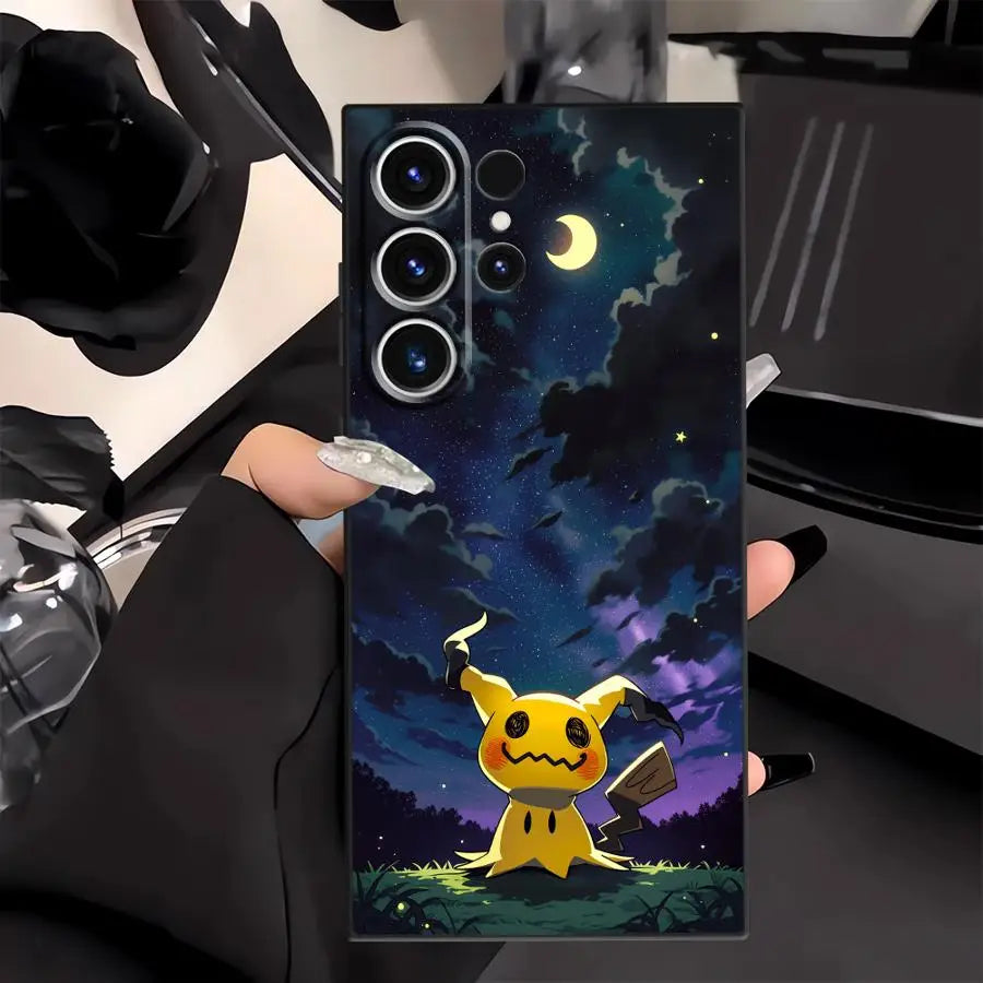 Gengar Pokemon Cool Case for Samsung Galaxy S26 S21 FE Note 20 Ultra 8 9 10 S25 Ultra S24 Plus S20 S23 S10 S9 Funda Phone Cover