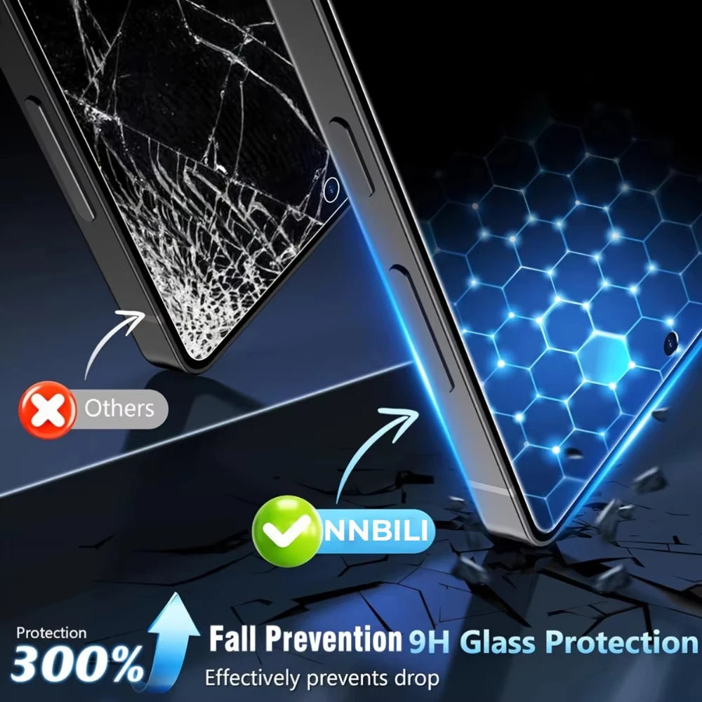 1-2Pcs Auto installation Dust-proof Tempered Glass for Samsung S26 S25 Ultra Edge S24 S23 S22 S21 Plus Privacy Screen Protectors