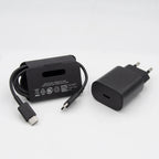 25W USB Type C Super Fast Charger European for Samsung Galaxy S23 S22 S21 S20 Ultra Plus A53 A52 with3.3ft Charging Cable(black) Car Mobile World