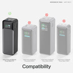 Silicone Case for Anker 737 Power Bank 140W 24000mAh PowerCore Charger TF/SIM card PIN storage Carrying Travel Case Storage Bag