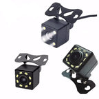 Car Rearview Camera HDWide Angle Rear View Video Vehicle Camera Backup Reverse Camera 12/4/8LED Night Vision Parking Camera