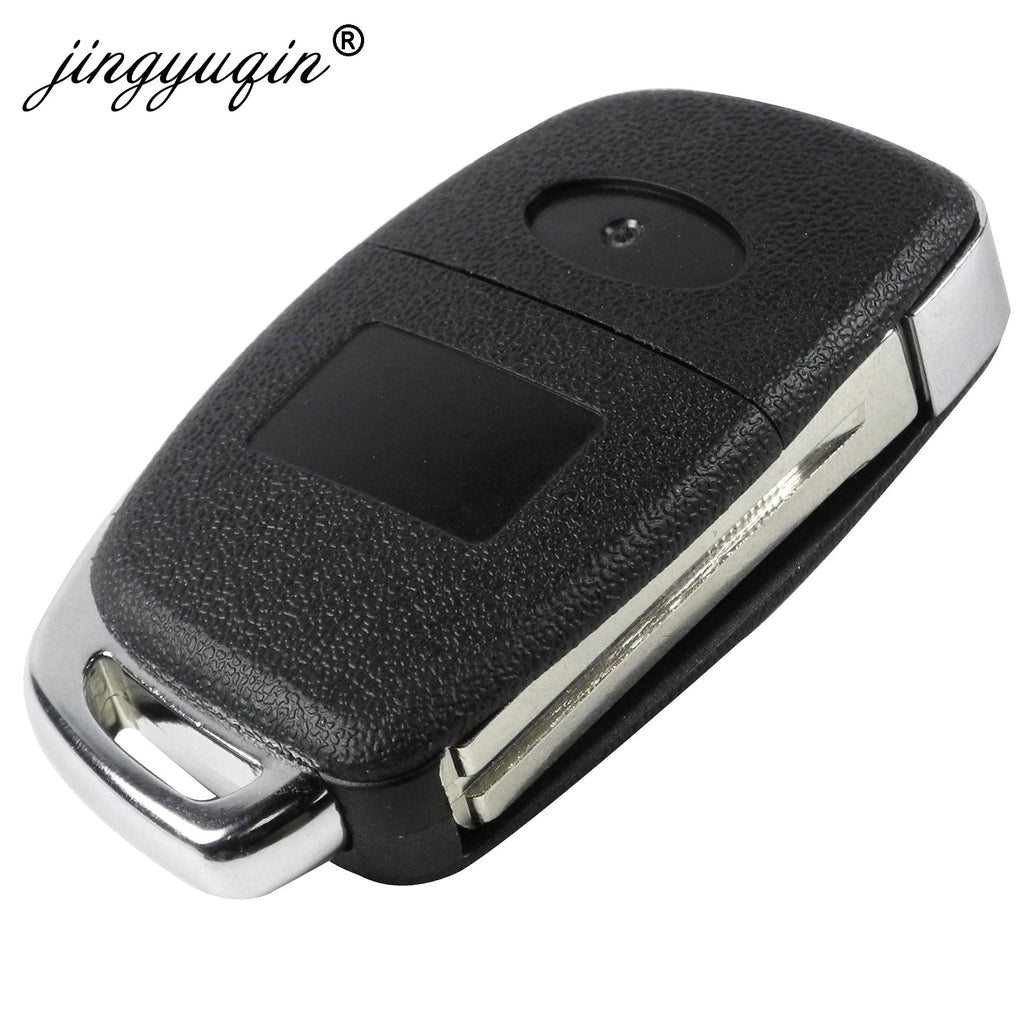 10pcs Shell Flip Remote Key Case Fob 4 Button For Hyundai Mistra Santa Fe Sonata Tucson Accent I30 I40 IX45 TOY40/TOY20R/HYN14 CM World